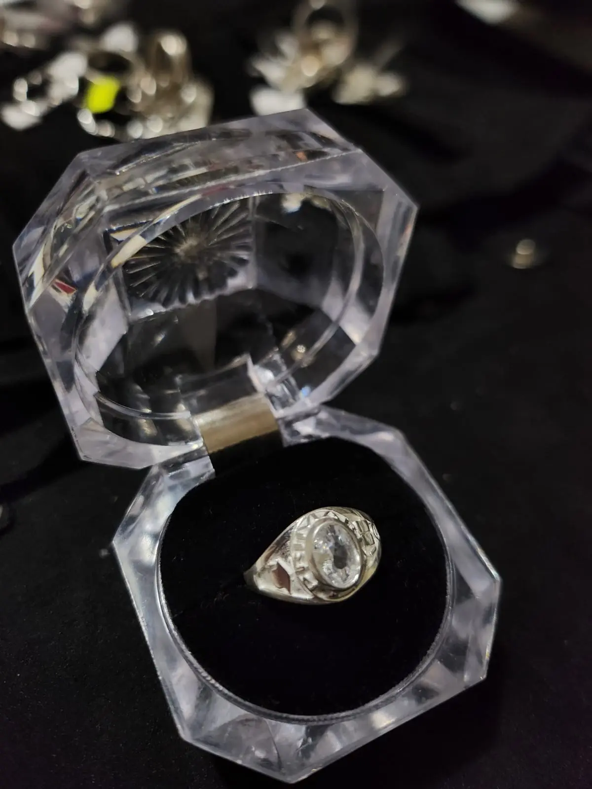 Boy's Silver Graduation Ring