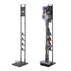 VEVOR Vacuum Stand for Dyson Multi-Models Stable Storage Bracket Holder with 4 Hooks
