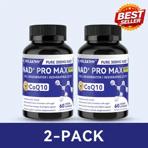 HIILEATHY NAD+ Pro Max Double Pack - Premium Lifestyle Nutrient Bundle Set