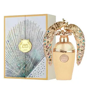 Lattafa Afeef for Unisex Eau de Parfum Spray, 100 ml Fruity Floral Woody Amber Cologne Perfume