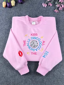 Embroidered  Kiss All The Time. Disco, Occasionally  Album  Hoddie , New Album hoddie,  Music Album