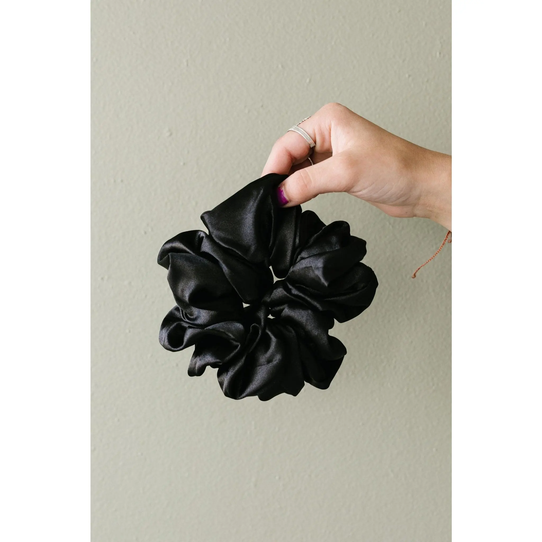 Shadow Satin Jumbo Scrunchie