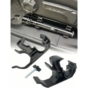 Flashlight Holder Bracket Mount for Jeep, Seat ABS Flash Light Mount No Drill Flashlight Mounts Compatible with 2018-2022 Jeep Wrangler JL Unlimited 4Door & 2020-2022 Jeep Gladiator JT