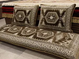 Luxury BROWN Afghan Toshak Cover Set BR04 | Velvet High Quality | Custom Made Toshak Set