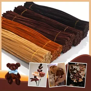 200/500pcs Super Dense Brown Series Twist Sticks, Suitable for DIY Crafts, DIY Flower Decor, Christmas Decorations, and Art Projects, Ideal for Graduation Gifts and Home Decor