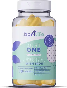 Just One - Once Daily Bariatric Multivitamin with Iron 30Tablet