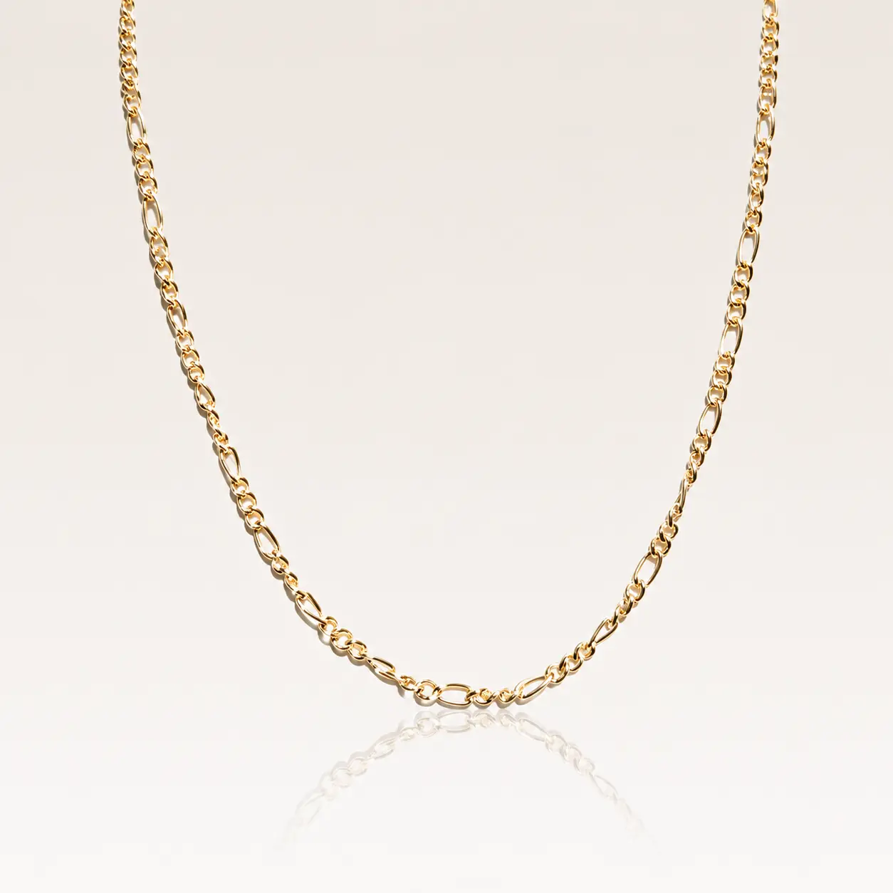Minimalist Gold Tone Chain Necklace for Women, Stylish Link Design Layered Jewelry Accessory, Elegant Everyday Necklace for Casual Wear, Date Style, Party Outfits and Fashion Matching