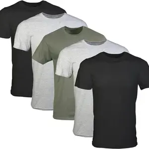 5 Pack Cotton T-Shirts for Men Basic Crewneck Tee Soft Breathable Everyday Essential Casual Streetwear Minimal Style Gym Workout Layering Shirt Gift for Him #menshirt #basictshirt #cottontee #3packshirts #mensfashion #streetwear #everydaystyle