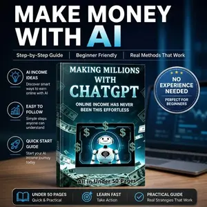 Make Money with ChatGPT AI Side Hustle Guide Online Income Ideas Digital Marketing Freelance Beginner Book Tutorial