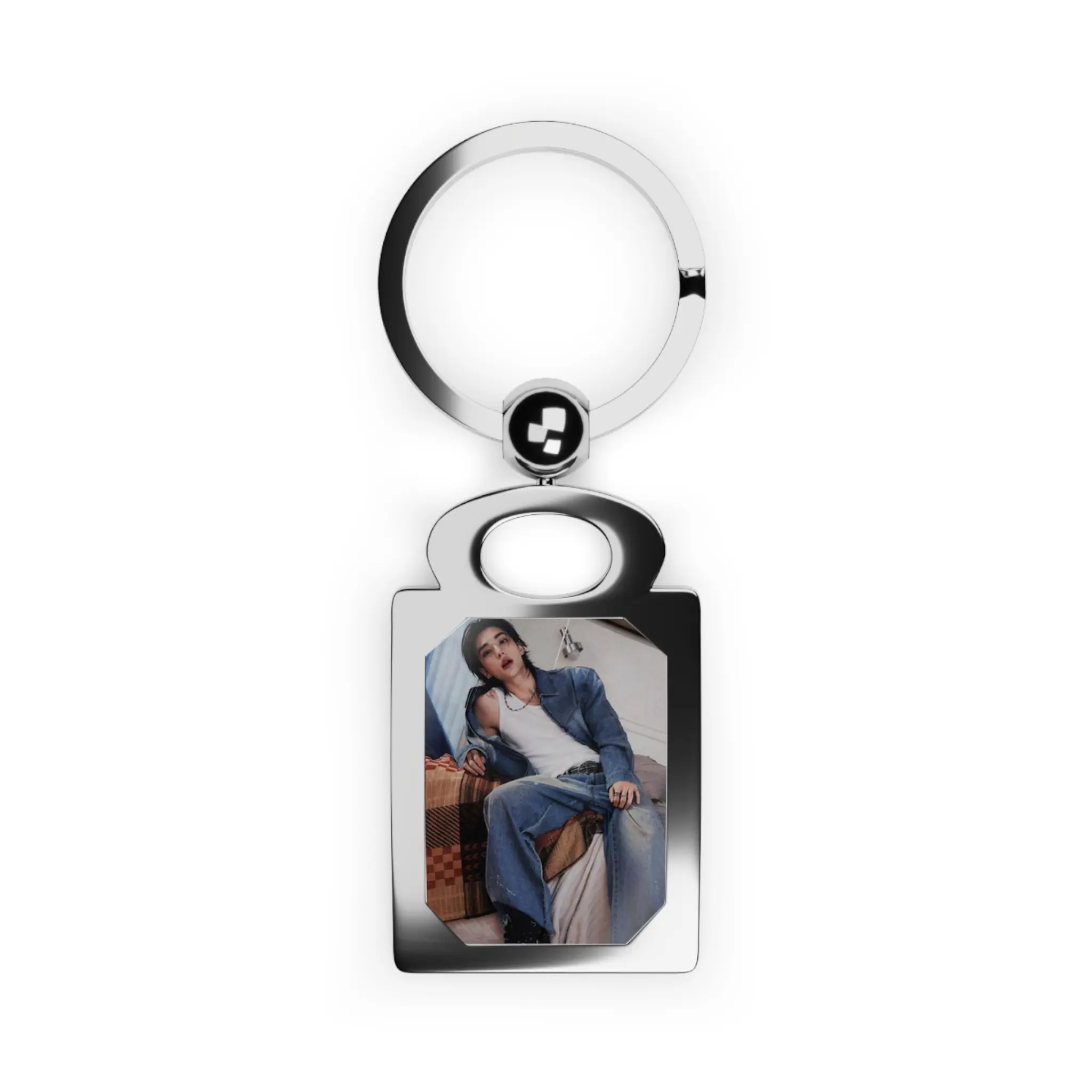 SKZ Jinnie Rectangle Photo Keyring | Kpop Magazine Style