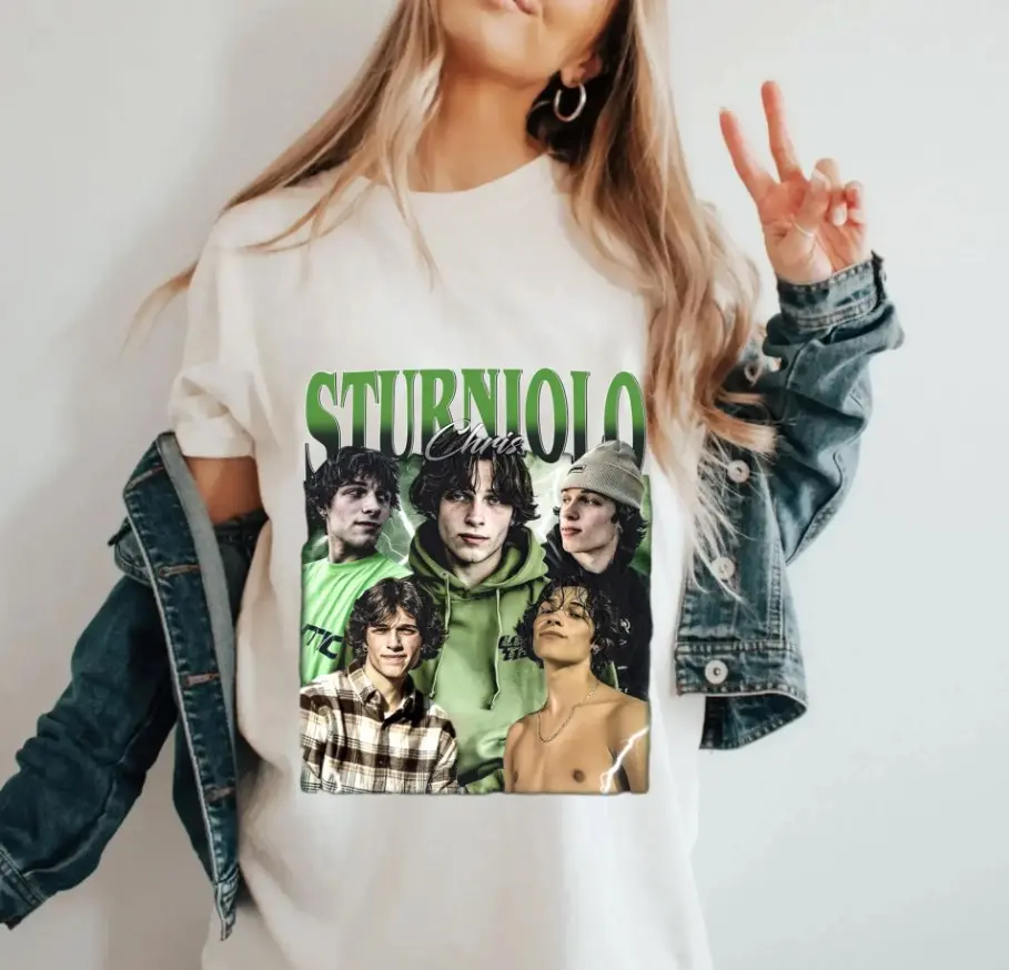Vintage Christopher Sturniolo T-Shirt, Unisex Man and Women Graphic Tee, Sturniolo Triplets T- shirt Sweatshirt Hoodie