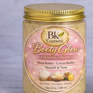 BK Cosmetic Booty Glow FIRMING CREAM Shea Butter • Cocoa Butter Nourish & Tone