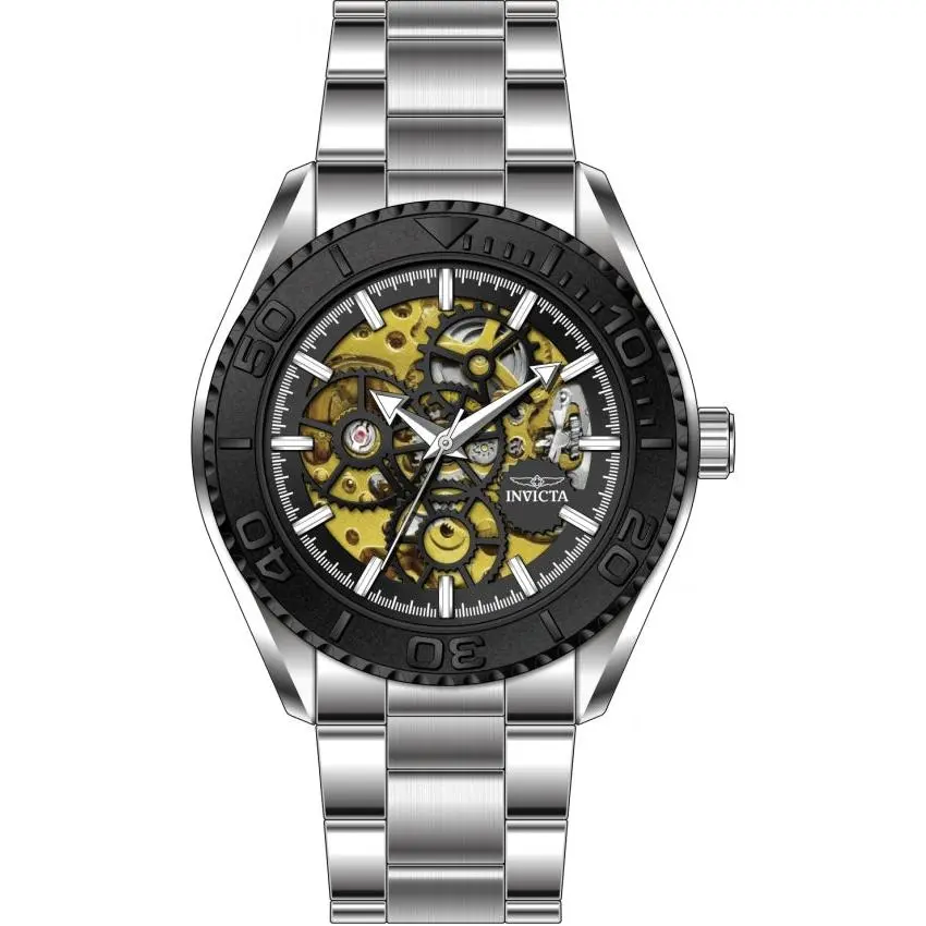 Invicta Objet D Art Automatic Men's Watch - Skeleton Dial 43mm Stainless 69762