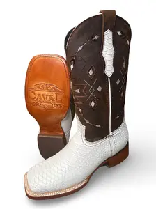 Bota Vaquera Exotica Blanco for Men - Walking Shoes with Elegant Design and Comfortable Fit - Boy