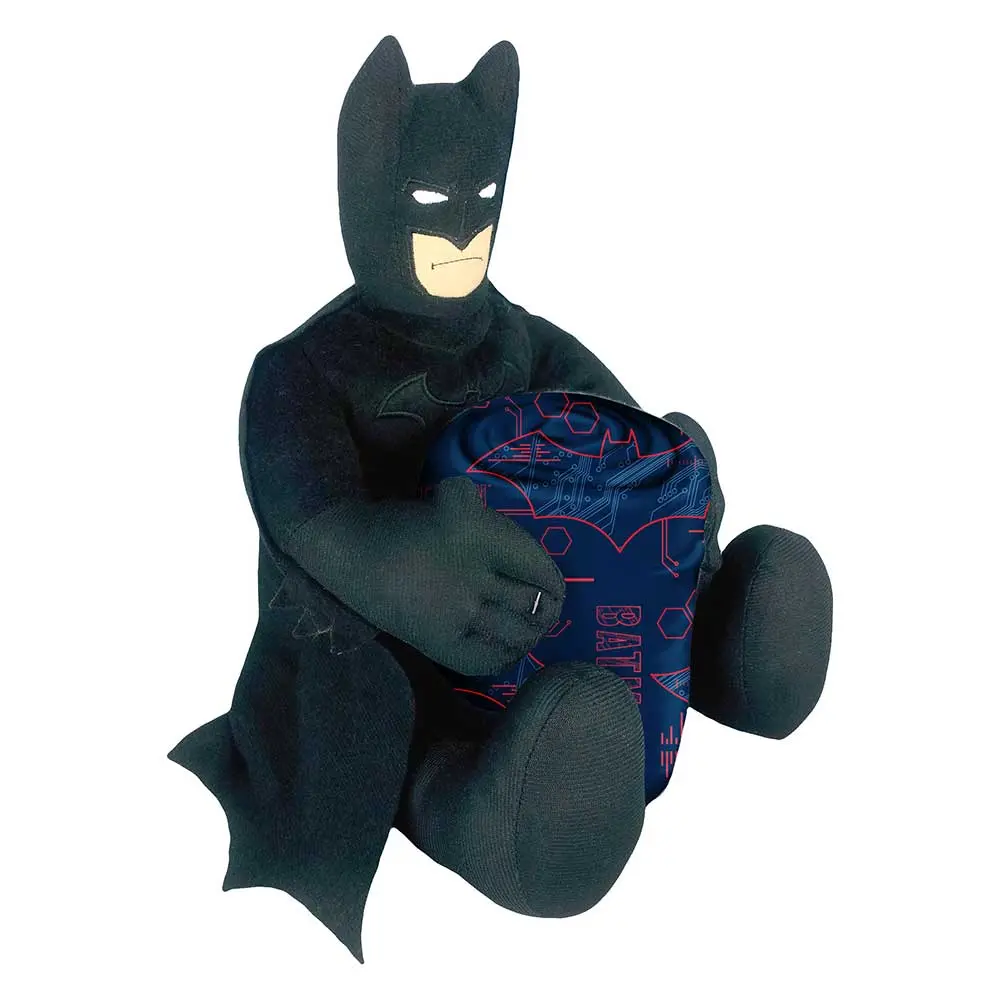 Warner Bros. Batman Cyber Symbols Silk Touch Throw Blanket - Plush Hugger (40x50 in), Cozy Hug Home Accessory for Whimsical Room & House Decor, Room Decor, Whimsical Home Decor