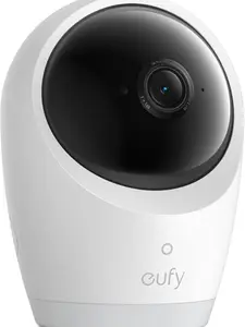 eufy Security Baby Monitor E21 Add-On Camera, 4K UHD Resolution, 330° Pan and 60° Tilt, 8× Zoom, Night Vision, 5000mAh Built-in Battery, ANR