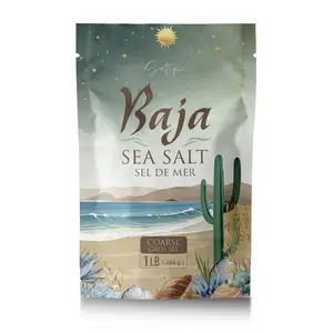 Saltique 1lb Baja Sea Salt Coarse - 4X More Minerals than Celtic Salt- Packed with 90 Minerals Helping You Stay Hydrated And Improve Electrolyte Balance-100% Unrefined - GMO-free - Paleo- Vegan