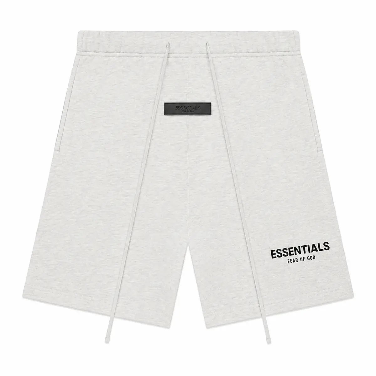 Fear of God Essentials Sweat Shorts Light Oatmeal, Oversized Fleece Streetwear Unisex Shorts