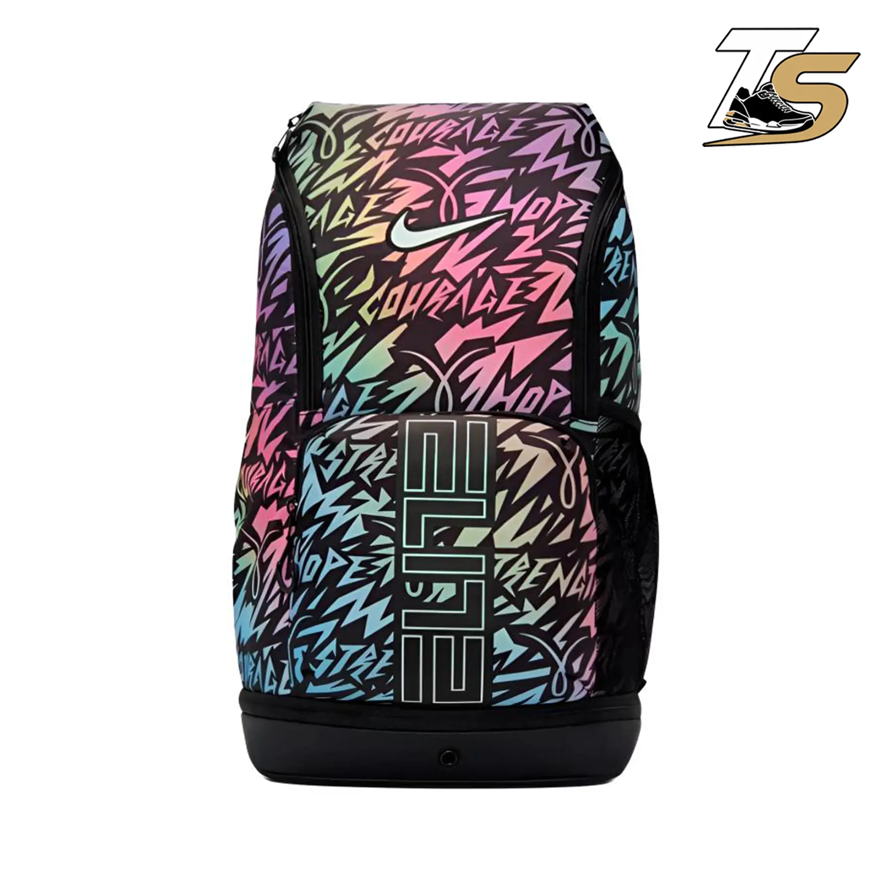 Nike Varsity Elite 32L Backpack (IR3713-010, Black) - Basketball Gym Bag for Women, Backpacks for Women, with Shoe Compartment, Air Max Straps, 16" Laptop Sleeve, Trolley Sleeve, Unisex Sports Travel School Bag