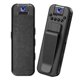 Portable Human Body Camera with 180 Degree Rotating Lens, IR Night Vision, Outdoor Sports Video Camera, Vlog Human Body Camera, Wearable Action Camera, Vlogging Camera