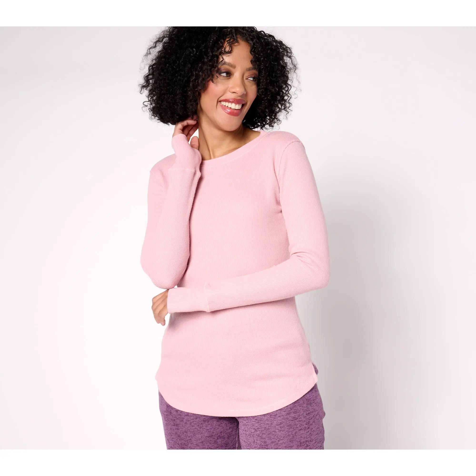 Cuddl Duds Base Layers Cozy Stretch Thermal Long Sleeve Crew