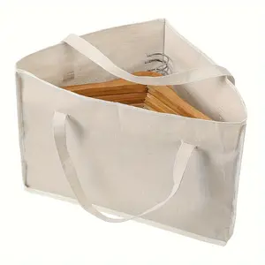 Triangle Space Save Hanger Organizer with Handle Rack Portable Storage Bag for Convenient Closet Clothes Organizer