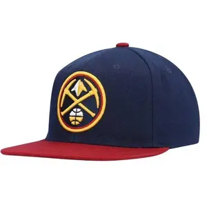 Mitchell & Ness Navy/Grey NBA Denver Nuggets Core Basic Snapback