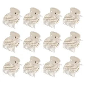 12pcs Hot Roller Hair Clip Insulation Claw Curler Replacement Clamp Styling Tool