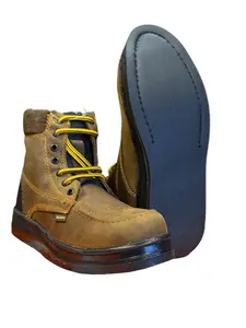 Heavy Work Roofing Boots | Durable Leather Work Boots | Non-Slip | Men’s Safety Boots