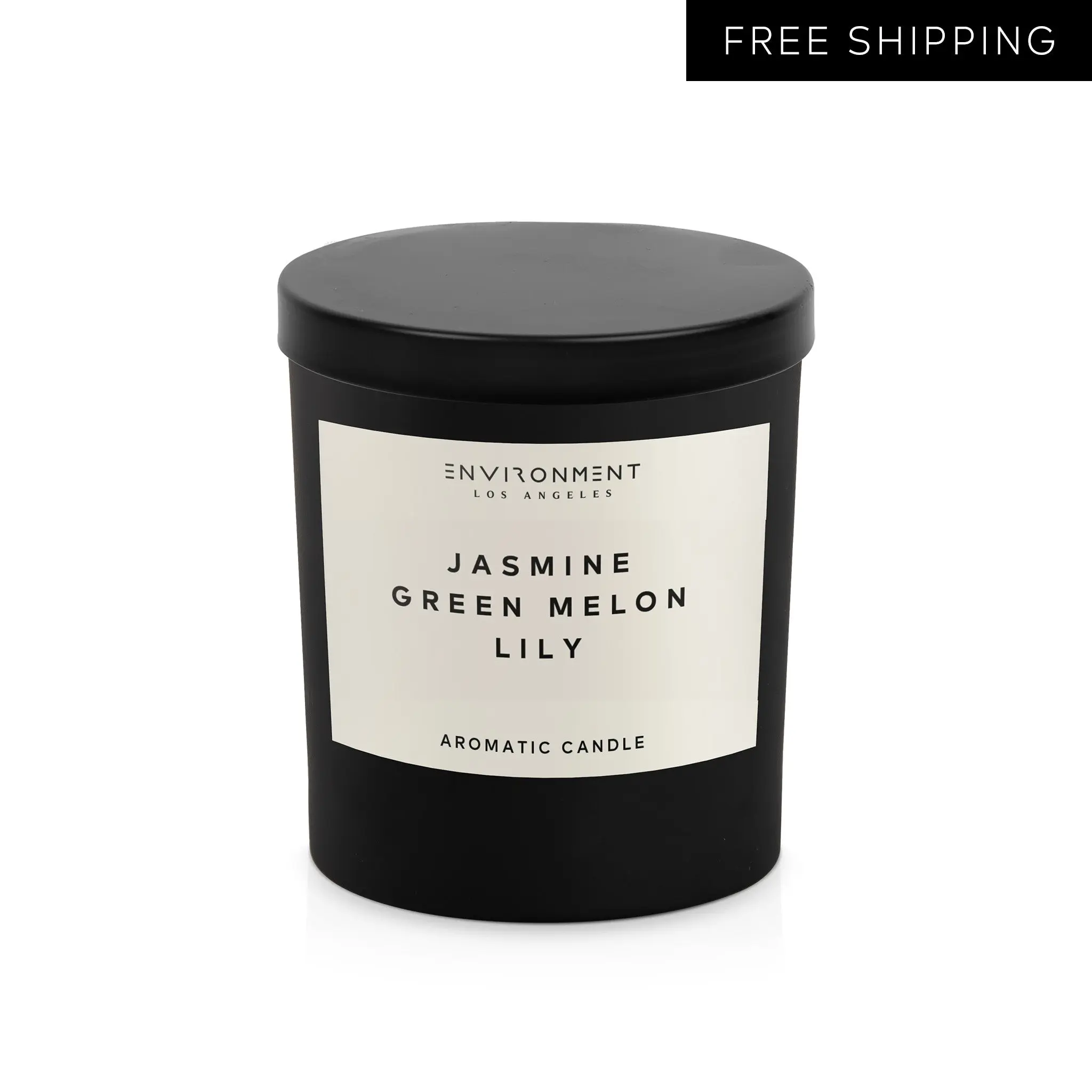 ENVIRONMENT Inspired by 5-Star Resort WN Candle, 8oz Luxury Coconut Wax Candles for Home (Jasmine | Green Melon | Lily) 1 Wick Candle, Home Fragrance Products, 1 Wick Candle, Vegan & Cruelty-Free