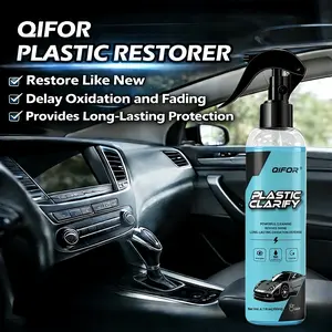 QIFOR Waterless Spray Wax: Ultimate Protection for Rubber and Plastic Surfaces Automotive Interior Detailer and Protector, Leather Cleaner, Quick Detailer, Car Care, Long-Lasting Protective Shine Ceramic Coating