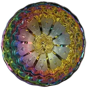 Traditional Handmade Colorful Lotus Jian Zhan Tea Bowl, Collectible Cultural Item for Jianzhan Enthusiasts