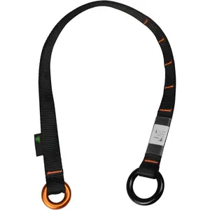 Friction Saver, 23kN Cambium Saver Retrievable Anchor, Climbing Rope Loop Belt Sling with Two 25kN  Rings for Tree Arborist Climbing Rappeling