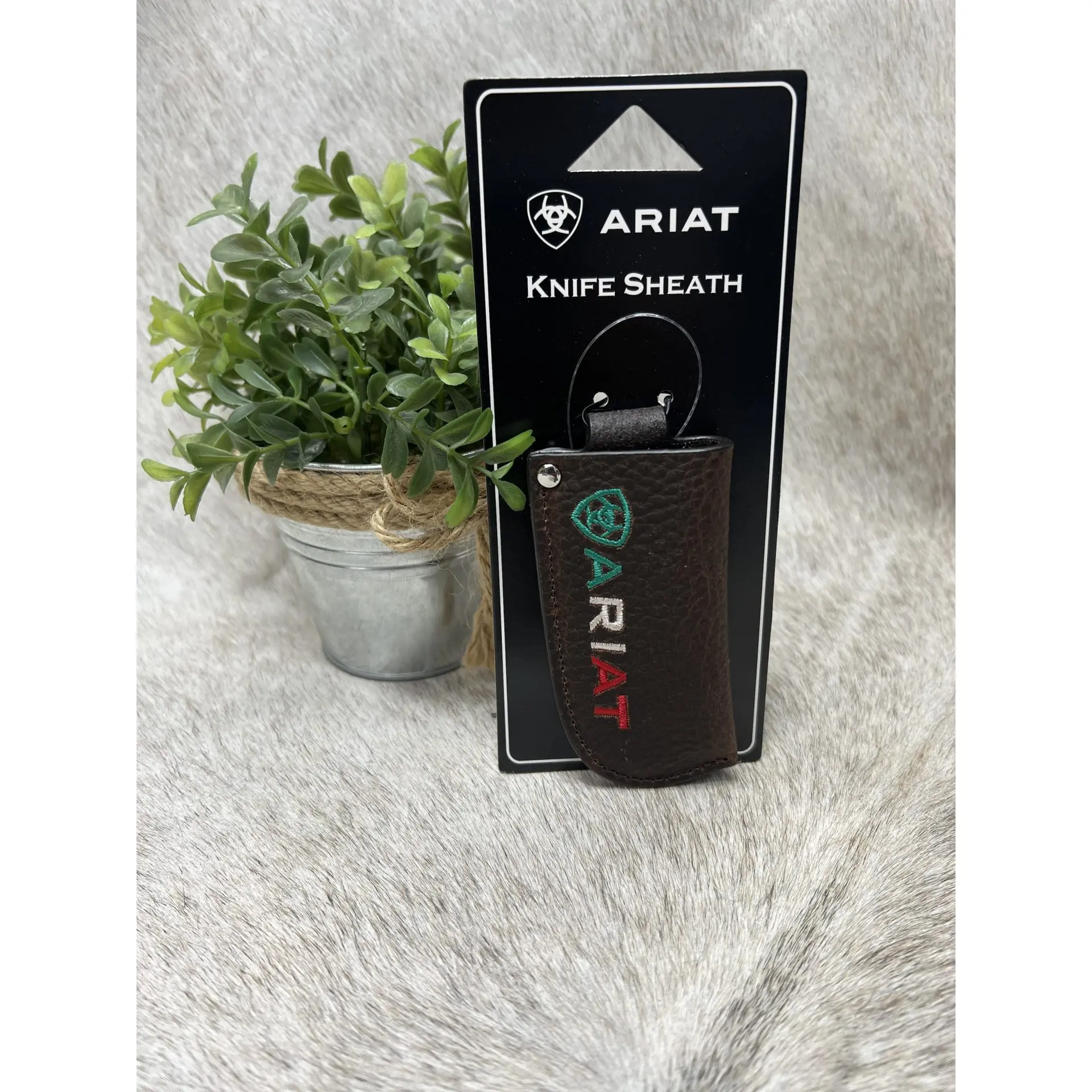 ARIAT MEXICO FLAG LOGO KNIFE SHEATH - ACC KNIVE SHEATH