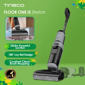TINECO FLOOR ONE i5 Stretch Wet Dry Vacuum Cleaner 20kPa Powerful Suction 180° Lay-flat Anti-Tangle Dual-sided Edge Cleaning 30 Minutes Runtime Large Capacity Water Tanks