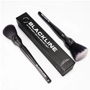 BLACKLINE Ultra-Soft Brush Set – Soft Detail Brushes for Scratch-Free Interior, Dashboard, Piano Black, and Delicate Surface Cleaning