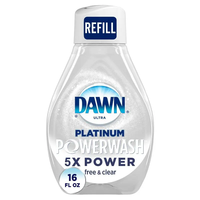 Procter & Gamble 105191 16 oz Pear Scent Dawn Free & Clear Powerwash Dish Spray Refill, Cleaning, Soap, Scented, Household