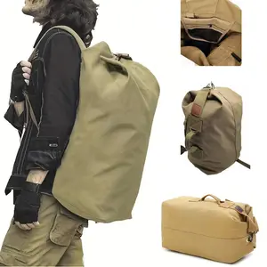 Vintage Large Capacity Backpack Travel Bag Student School Bag Outdoor Travel Sports Canvas Backpack Trendy Men's Bag
