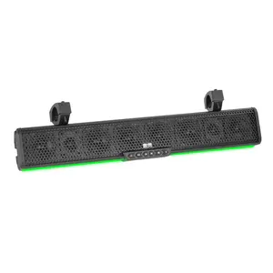 BASB27 Version 2 (BASB27v2) 27" 500W Weatherproof UTV/ATV/Powersports Bluetooth Soundbar with 8 Speakers and LED Lighting