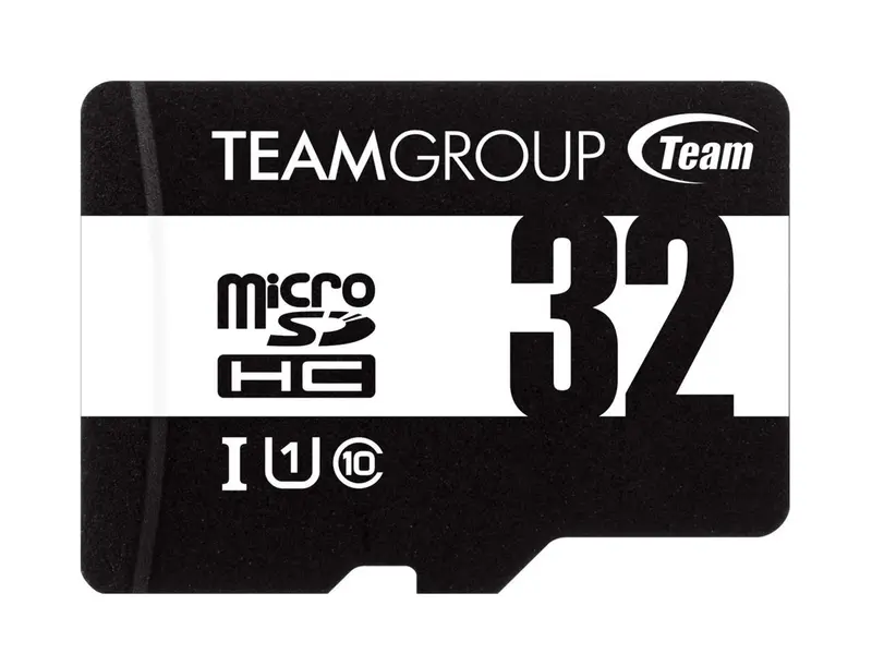 Team 32GB microSDHC UHS-I/U1 Class 10 Memory Card with Adapter, Speed Up to 100MB/s (TUSDH32GCL10U03)