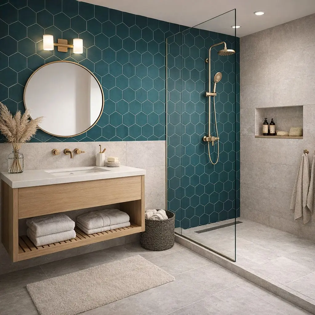 Venice Verde 5x6 Hexagon Matte Porcelain Tile