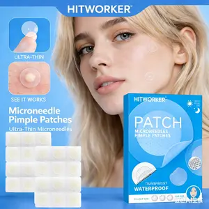 24pcs Hydrocolloid Spot Patches, Gentle Daily Skin Covers, Non-Drying Formula, Oil-Absorbing & Waterproof, Individually Sealed