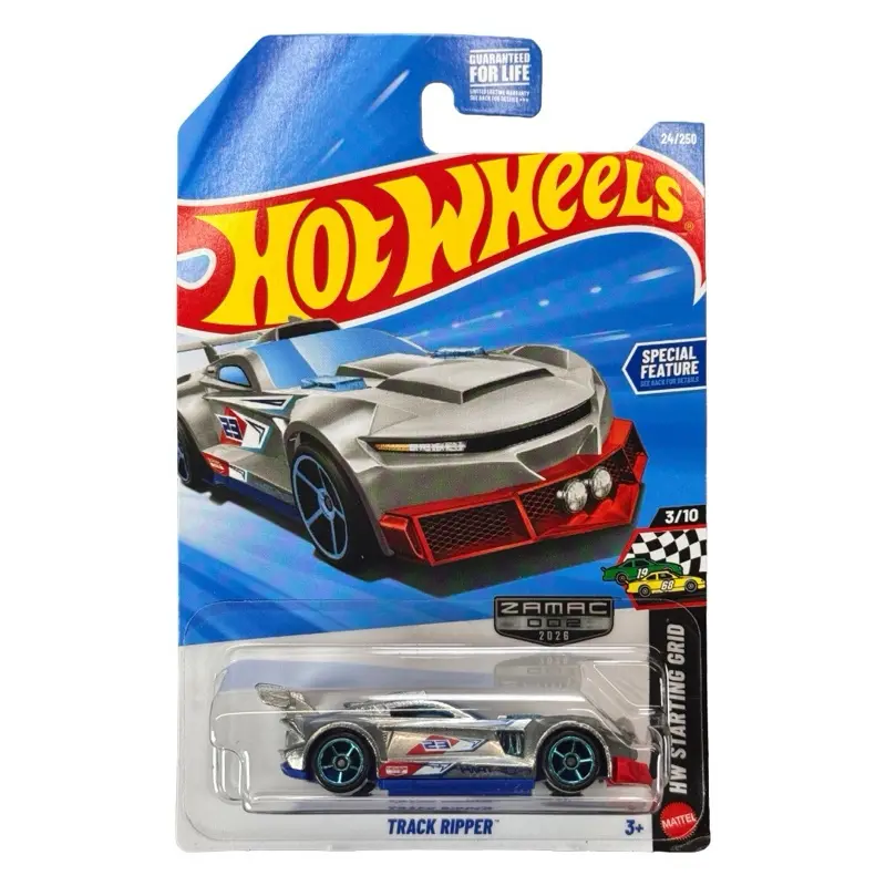 Hot Wheels Track Ripper ZAMAC Silver Mainline 3/10 Hot Wheels Track Ripper ZAMAC Silver Mainline 3/10