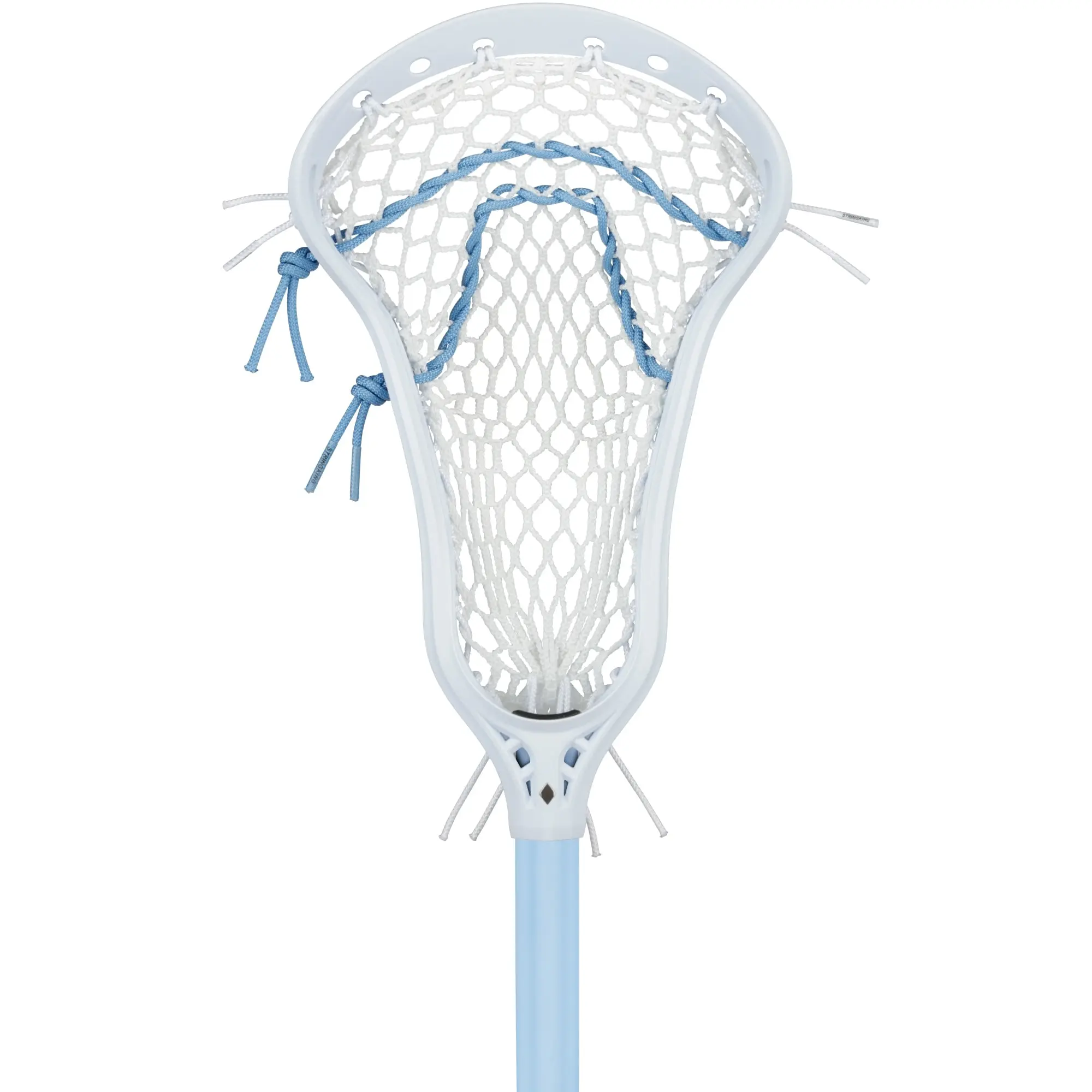 Women's Complete 2 Pro Lacrosse Stick - Midfield Style, Premium Carbon Fiber Shaft for All-Weather Grip, Type 4 Soft Mesh, Narrow Face, Strung for Play, Mid-High Pocket, More Control