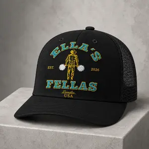 Ella's Fellas Embroidered Trucker Hat, EIIa's LangIey Embroidered Trucker Hat, Choosing Texas Embroidered Trucker Hat, Đanelion Trucker Hat