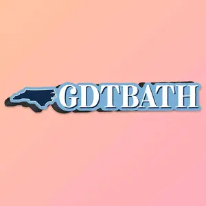 GDTBATH North Carolina Car Magnet - Flexible NC Fridge Magnet