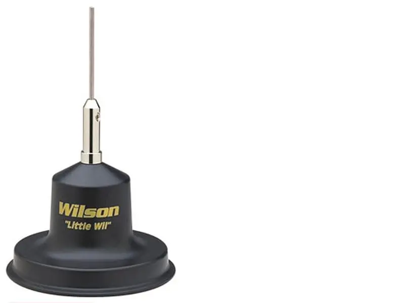 Little Wil Stainless Steel High-Power 300W Max CB Radio Antenna Kit - 36" Steel Whip (36 Inches), Copper Core, Thermoplastic Coil, Power Magnet Mount, Easy-Handling Boxed Car Audio-Video Accessory, Stainless Car Accessory