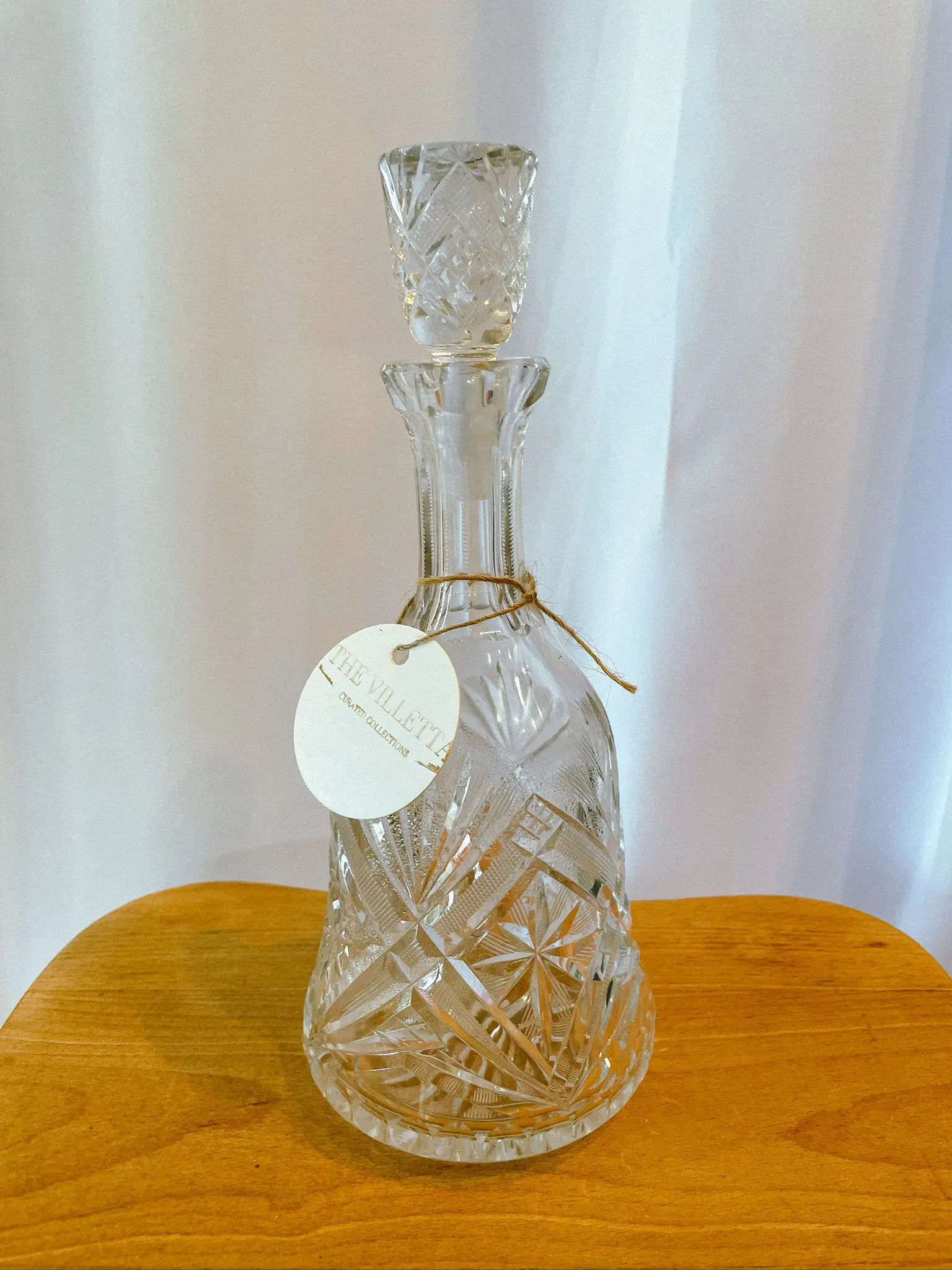 Cut Crystal Decanter With Stopper