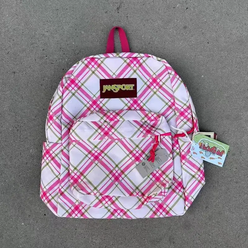 Instagram aesthetic printed backpack, large capacity Oxford fabric school bag, unisex teen student bookbag, lightweight casual everyday travel laptop backpack, multiple patterns available