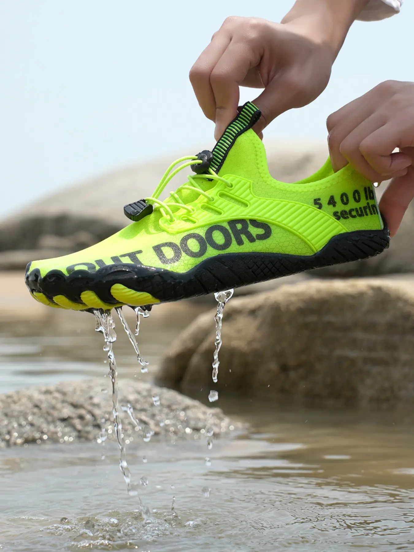 Unisex Sporty Water Shoes, Wading Shoes, Quick Drying Swimming Shoes, Lightweight Swim Shoes, Outdoor Sports Shoes, Water Aqua Shoes, Water Sports Footwear for Boating, Surfing and Diving